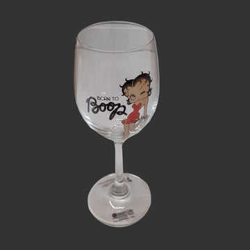 Born To Boop Betty Boop Glass