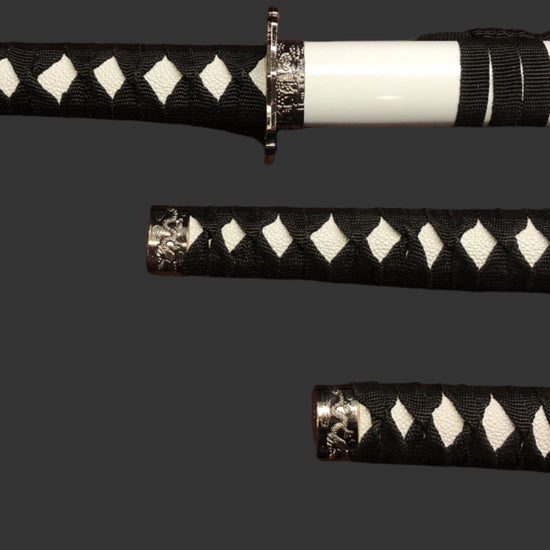 Golden Dragon (White) Samurai Sword