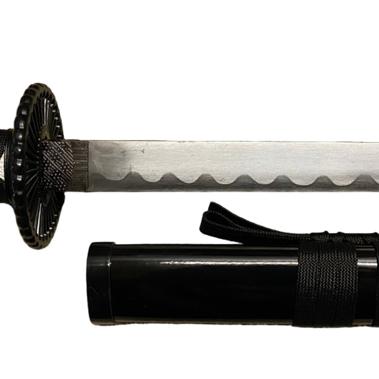Sword with sheath on a white background