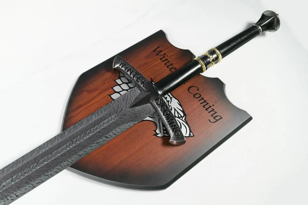 Sword on a grey background