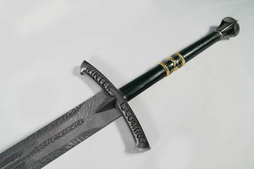 Sword on a Grey Background