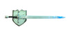 Sword with a sheath on a white background