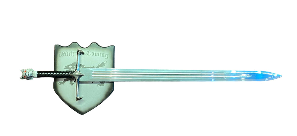 Sword with a sheath on a white background