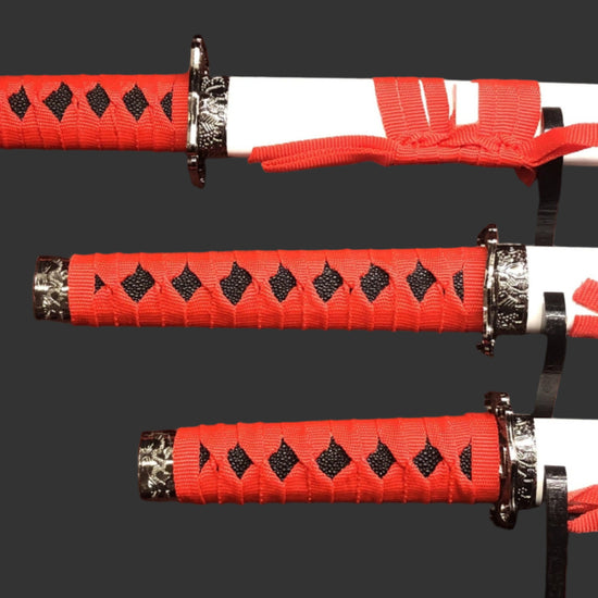 Red & Black Ninja Samurai Sword Set