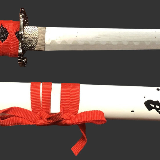 Red & Black Ninja Samurai Sword Set