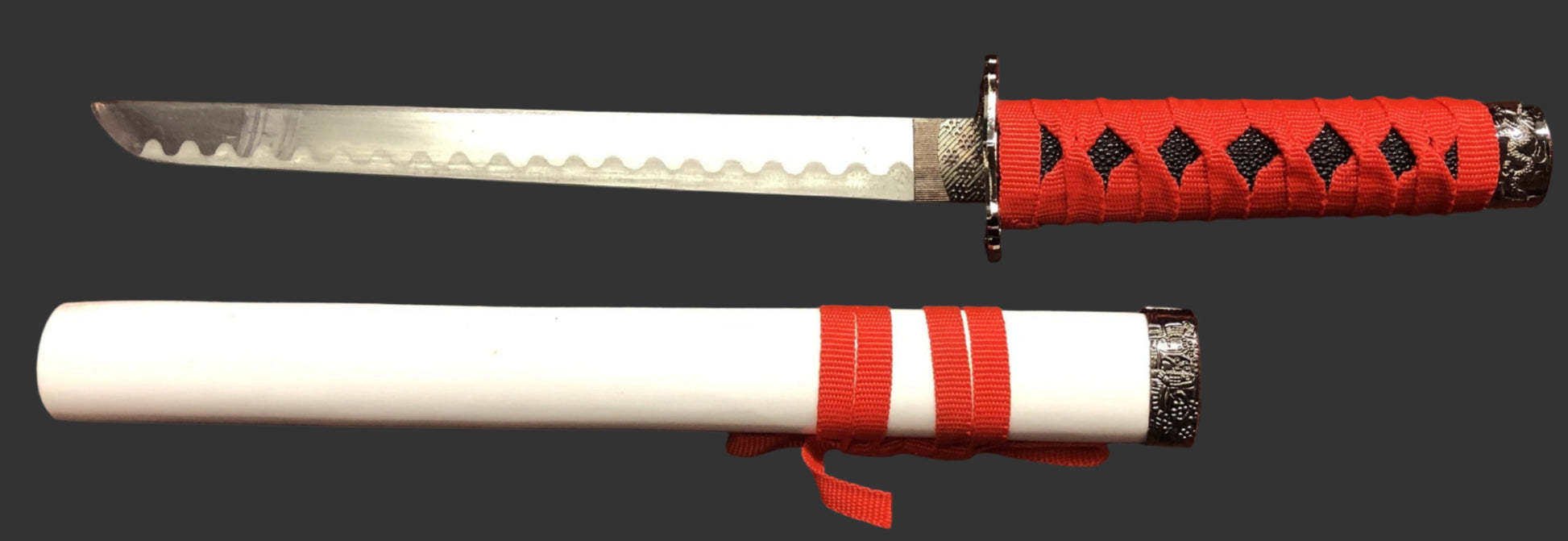 Red & Black Ninja Samurai Sword Set