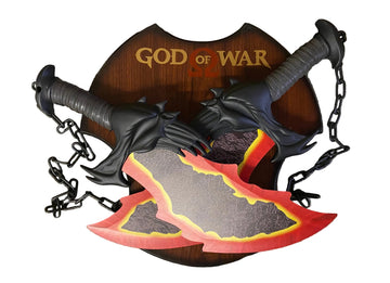 Kratos Fire Red Blades of Chaos God of War