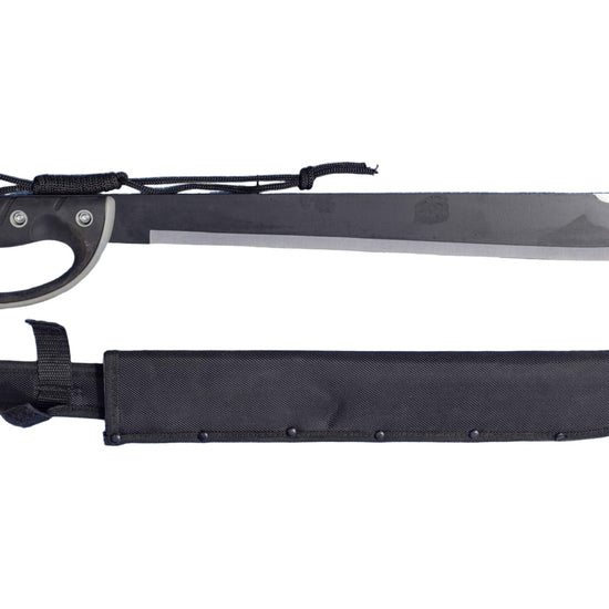 Sword with sheath on a white background