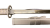 Sword with sheath on a white background