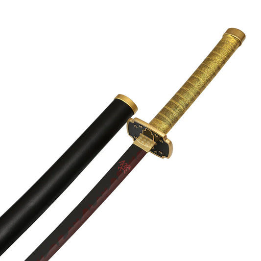 Yoriichi Tsugikuni Gold Demon Slayer Katana Sword