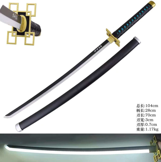 Muichiro Tokito Nichirin | Demon Slayer | Metal | Light Up | Katana Sword