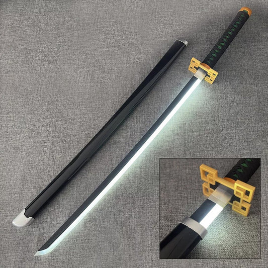 Muichiro Tokito Nichirin | Demon Slayer | Metal | Light Up | Katana Sword