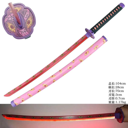 Kizuki Kokushibo Flesh | Demon Slayer | Metal | Light Up | Katana Sword