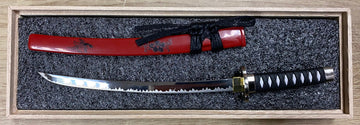 Crimson Red Katana Letter Opener Sword
