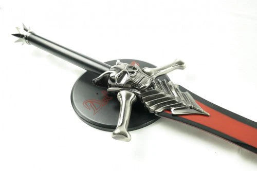 Metallic  with skull design on a white background