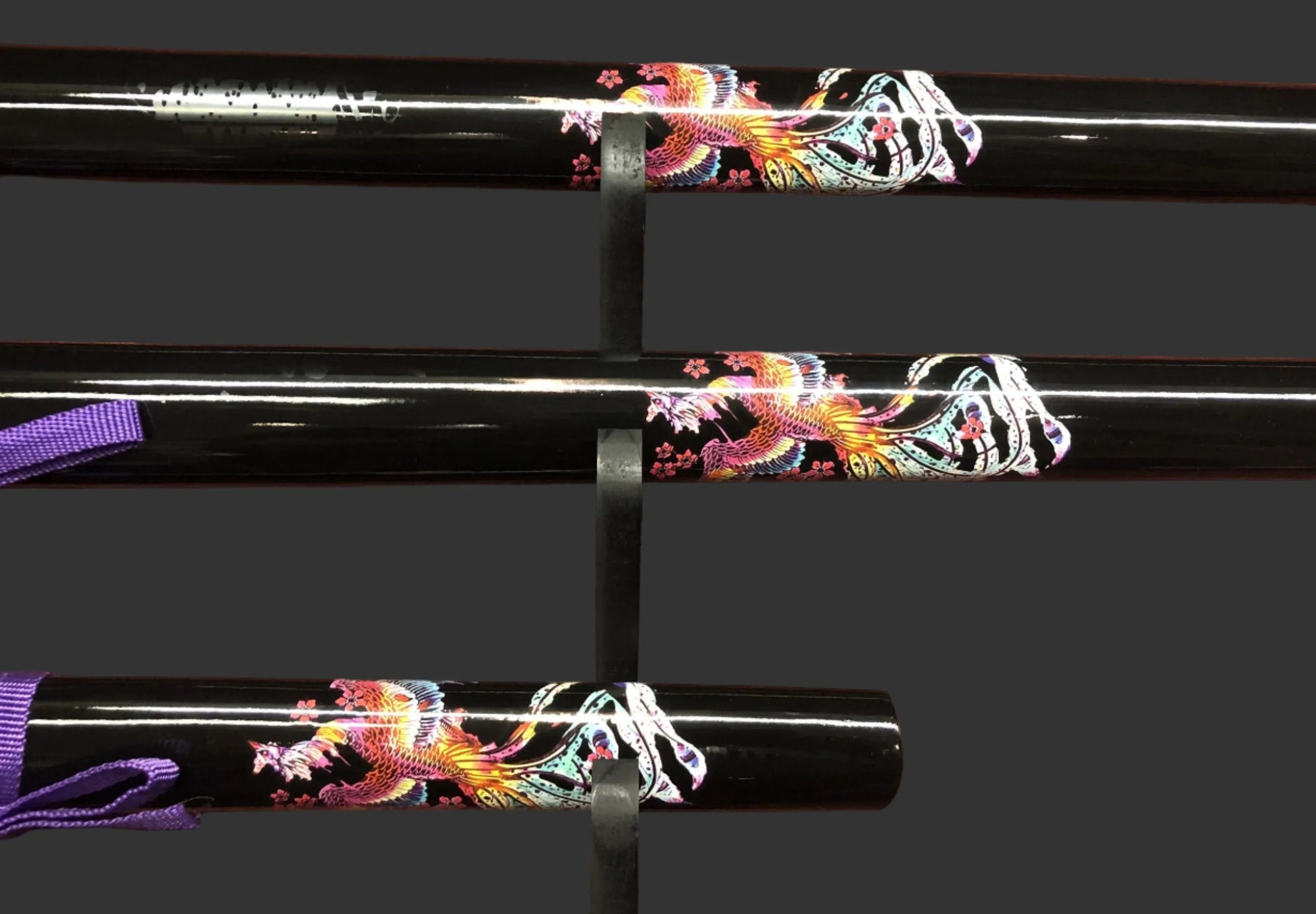 Purple Dragon Samurai Sword Set