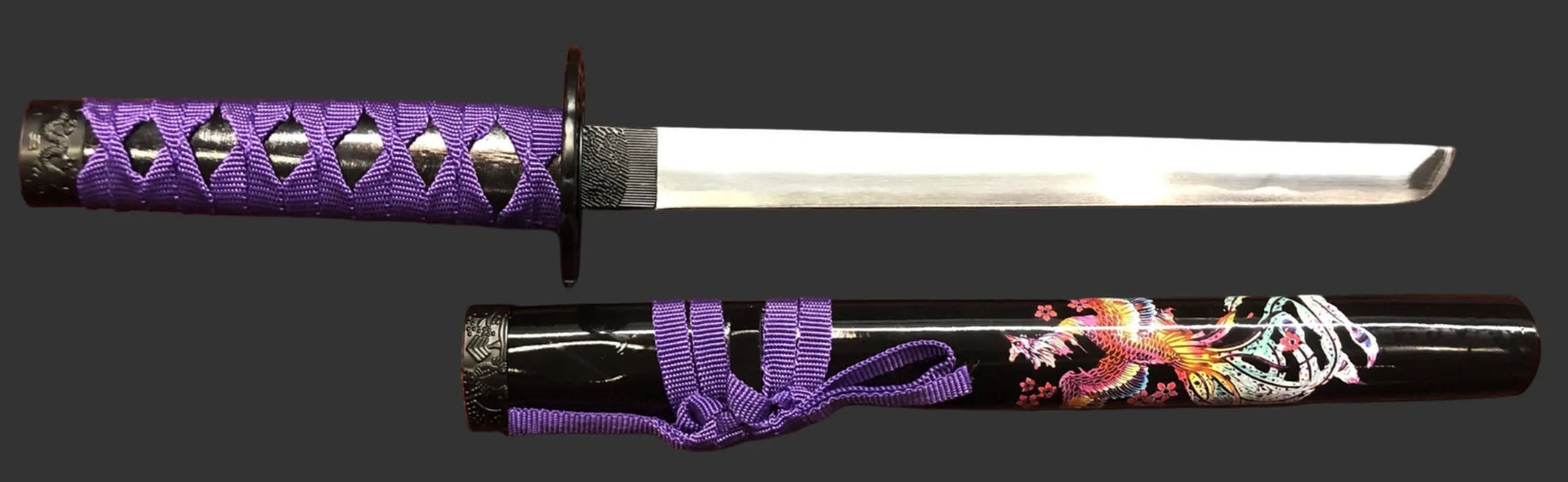 Purple Dragon Samurai Sword Set