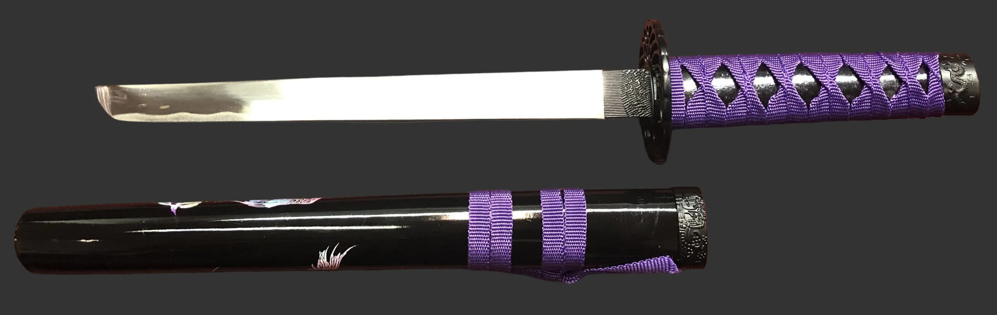 Purple Dragon Samurai Sword Set