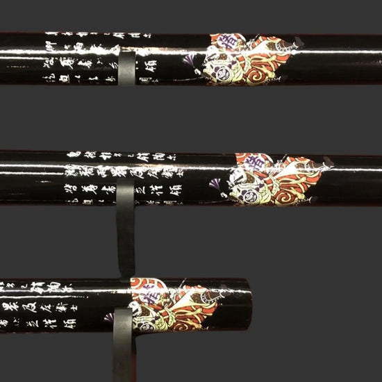 Black & White Dragon Samurai Sword Set