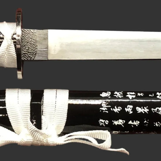 Black & White Dragon Samurai Sword Set