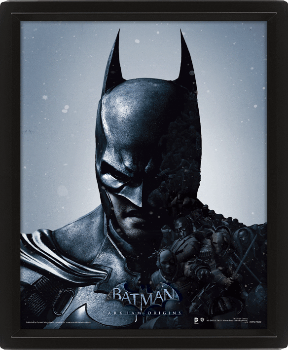 Batman Arkham Origins 3D Framed Picture