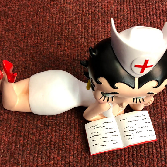 Betty Boop Figurine | Nurse Lying Down