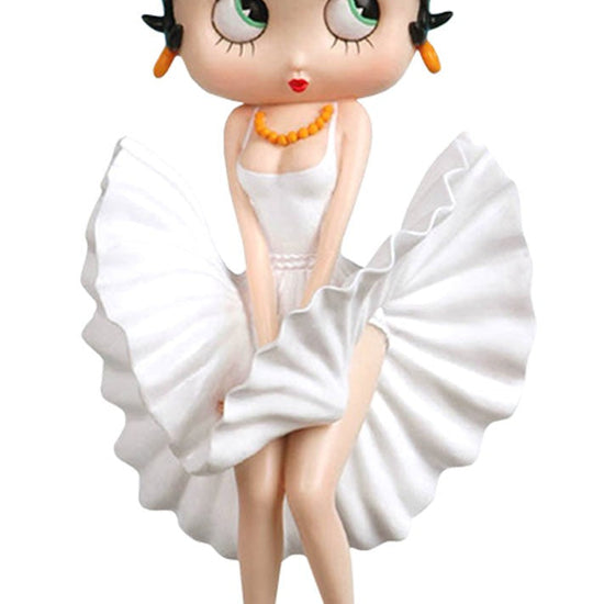 Betty Boop Figurine | White Dress Cool Breeze