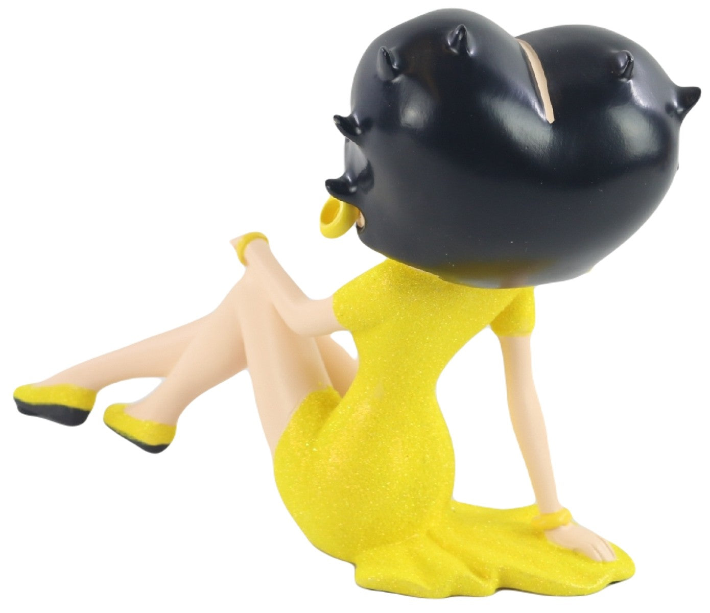 Betty Boop Figurine | Yellow Glitter Demure
