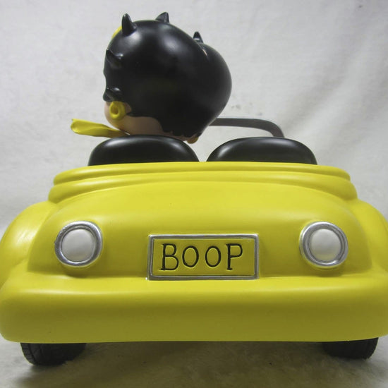 Betty Boop Figurine | Yellow Sports Car