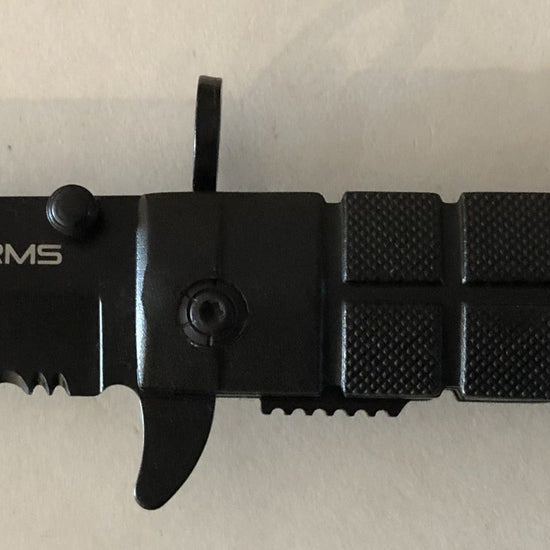 Black Survival Lock Knife