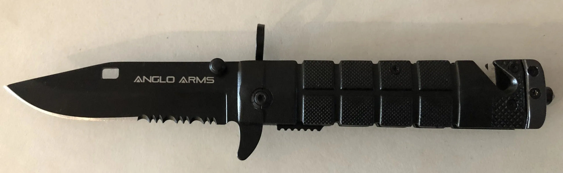 Black Survival Lock Knife