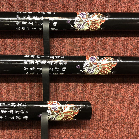 Black & White Dragon Samurai Sword Set