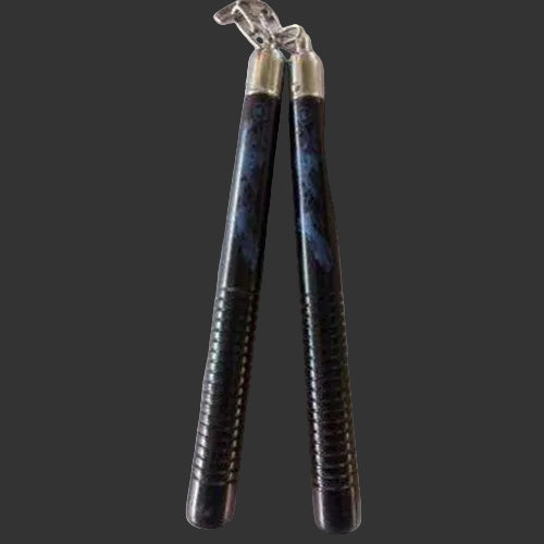Plain Black with Blue Dragon Wood Nunchucks (PRE-ORDER 17/4/26)