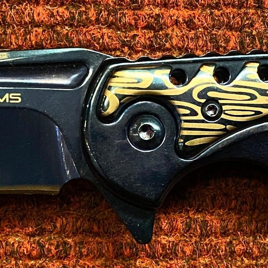 Blue Titan Lock Knife