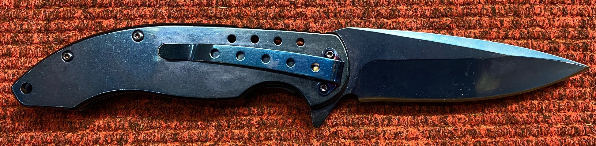 Blue Titan Lock Knife