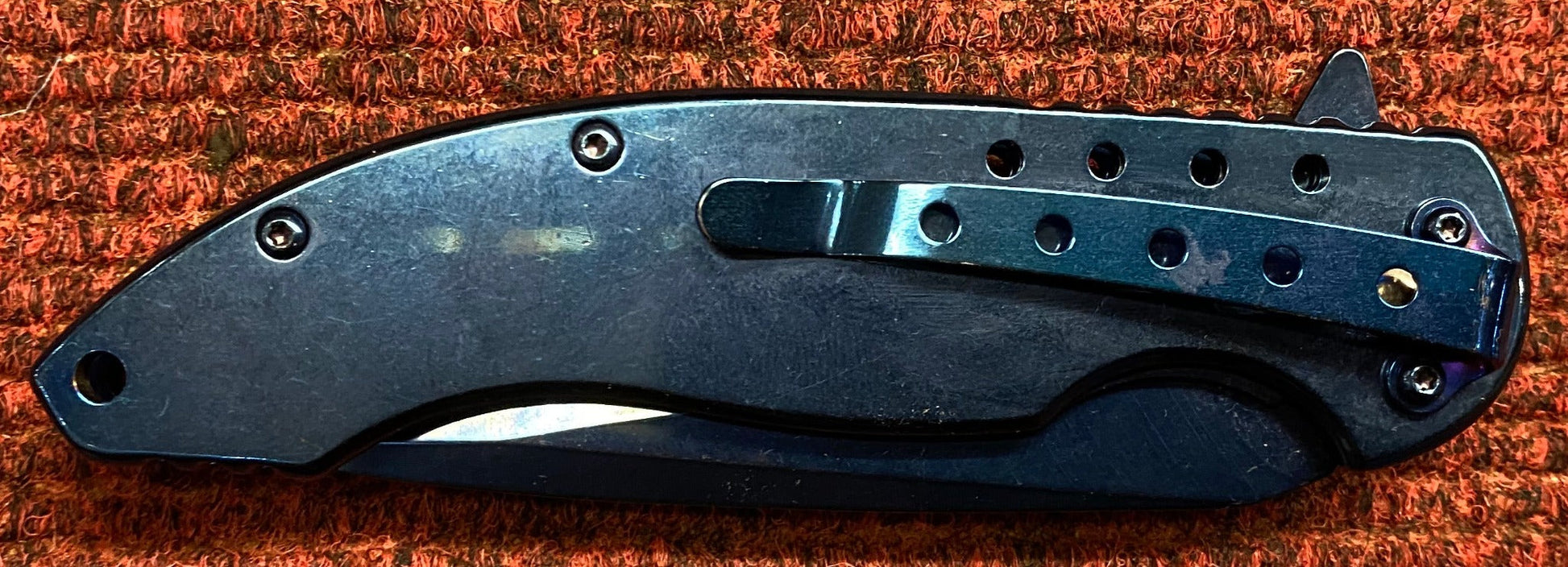Blue Titan Lock Knife