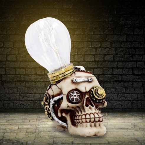 Bright Idea (Light-UP) Light Bulb Skull