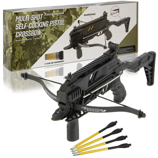 80lb Self Cocking Multi Fire Aluminium Crossbow