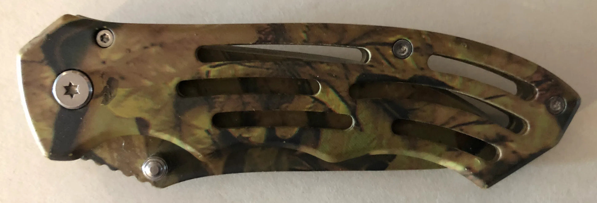 Camo Forest Lock Knife