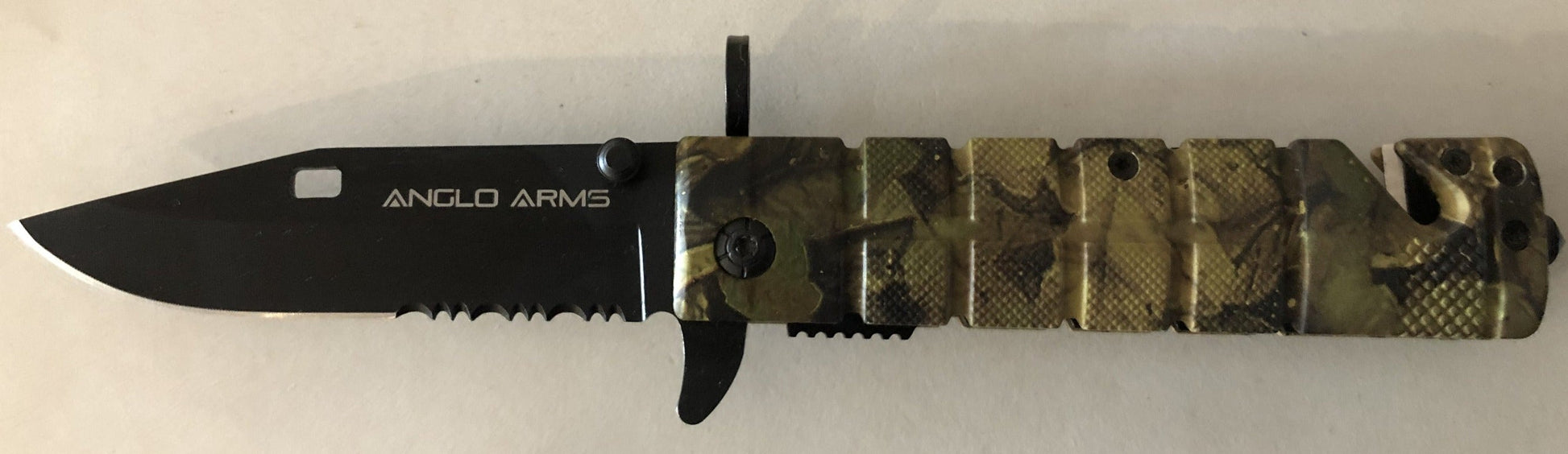 Camo Survival Lock Knife