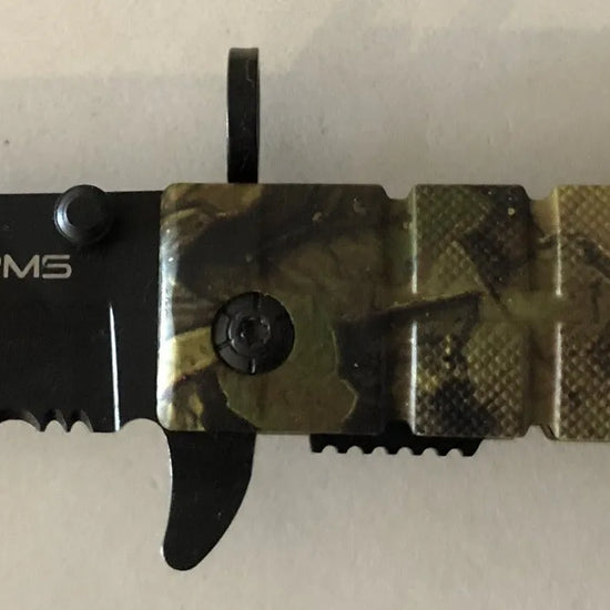 Camo Survival Lock Knife