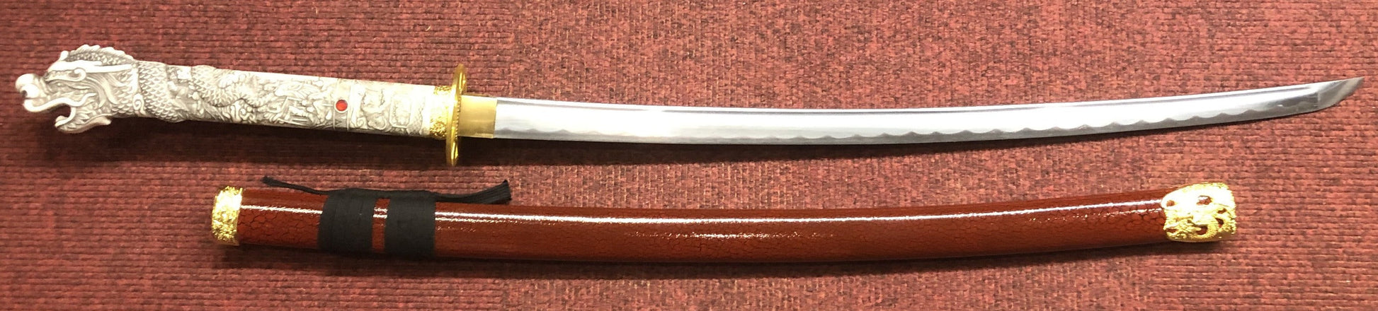 Connor (High) Hand Forged Straight Samurai Sword