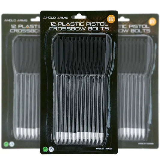 Crossbow Plastic Bolts - Pack of 12