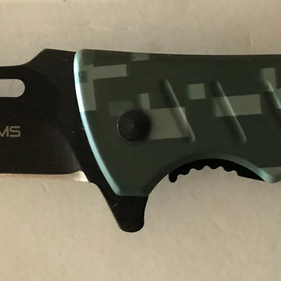 Digital Camo Lock Knife