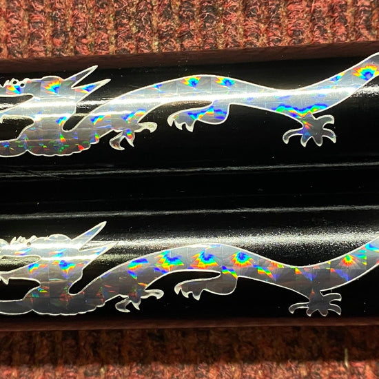 Dragon Wrapped Wooden Nunchucks