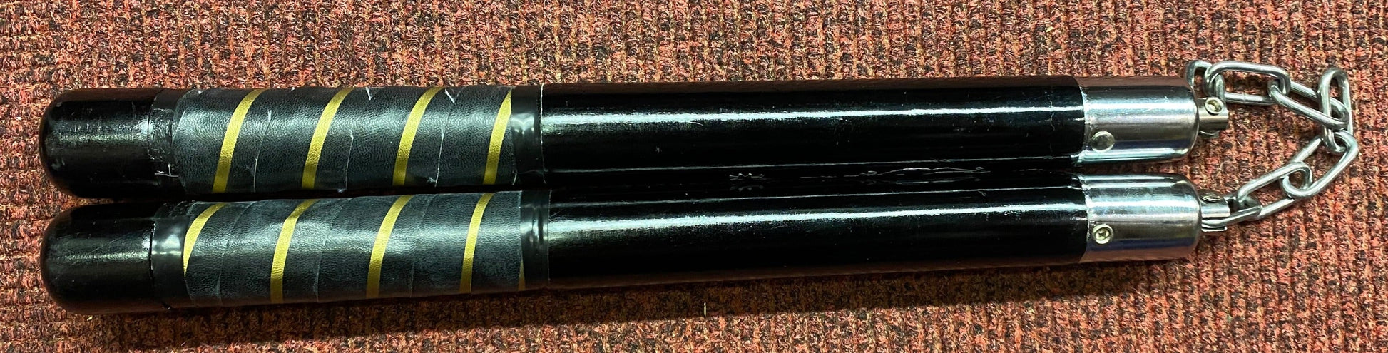 Dragon Wrapped Wooden Nunchucks