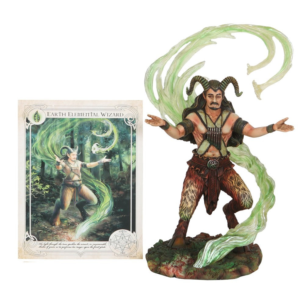 Earth Elemental Wizard - Anne Stokes