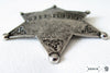 Sheriff Star Six Point Metal Badge