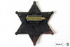 Sheriff Star Six Point Metal Badge
