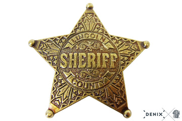 Lincoln County Sheriff Metal badge
